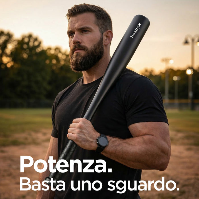 Mazza da Baseball in Acciaio Temprato Pesante